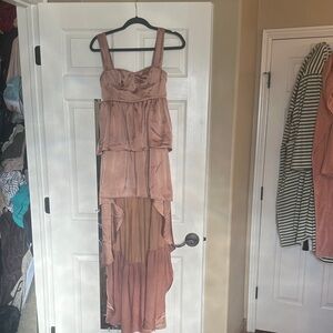 WeWoreWhat Blush High Low Dress